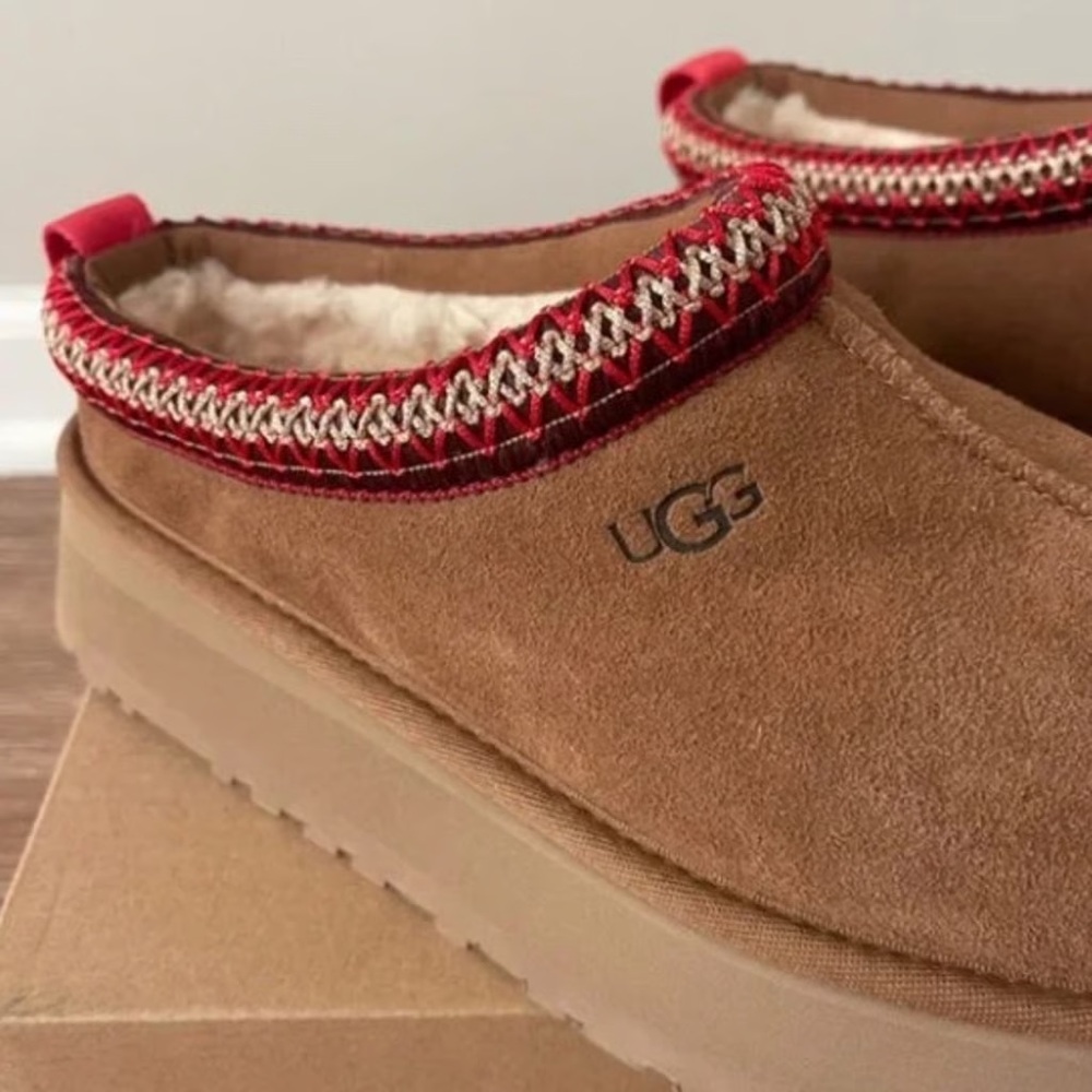 Women's UGG Tazz Mule Slipper Clog Chestnut - Picture 3 of 6